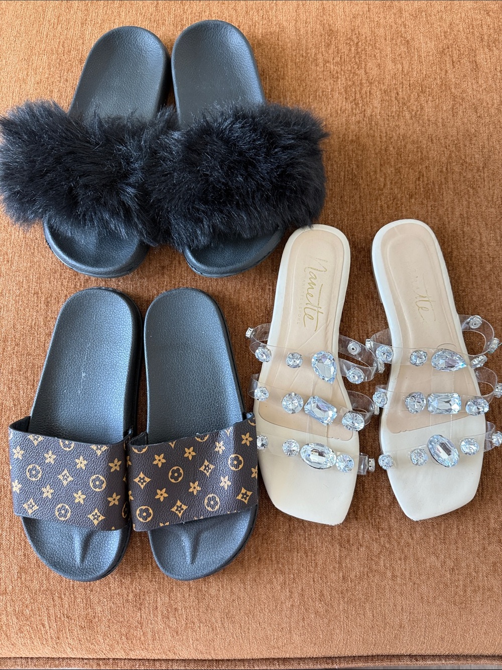Various Women’s sandals (size 8) bundle.